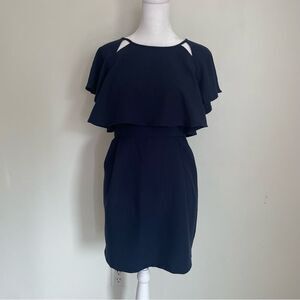 ASOS Navy Blue Viscose Blend Dress Women’s Size 12